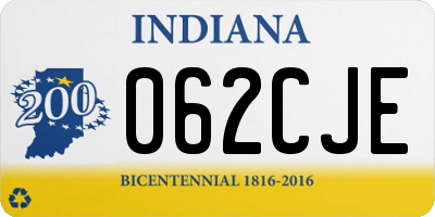 IN license plate 062CJE