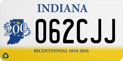 IN license plate 062CJJ