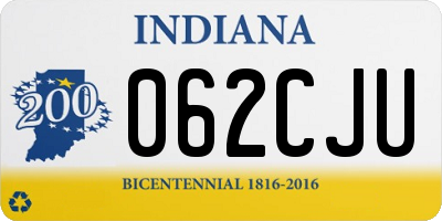 IN license plate 062CJU