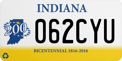 IN license plate 062CYU