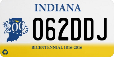 IN license plate 062DDJ