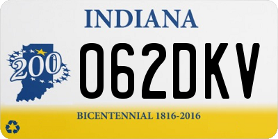 IN license plate 062DKV