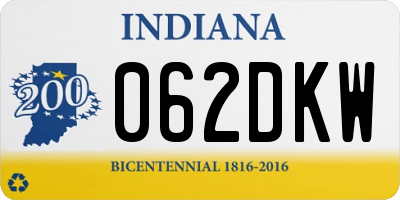 IN license plate 062DKW