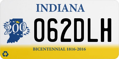 IN license plate 062DLH