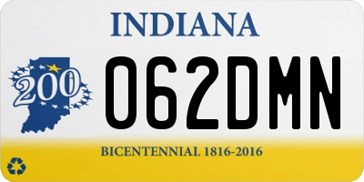 IN license plate 062DMN