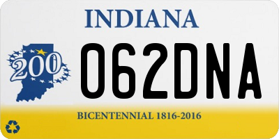 IN license plate 062DNA