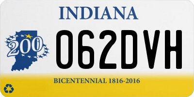 IN license plate 062DVH