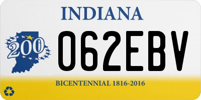 IN license plate 062EBV