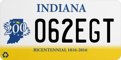 IN license plate 062EGT