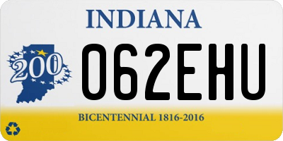 IN license plate 062EHU