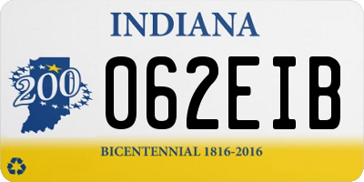 IN license plate 062EIB