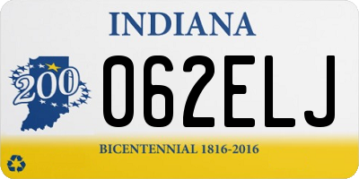 IN license plate 062ELJ