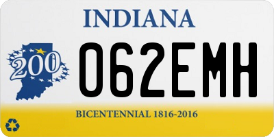 IN license plate 062EMH