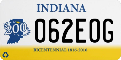 IN license plate 062EOG