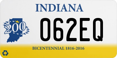 IN license plate 062EQ