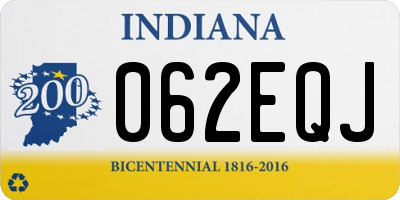 IN license plate 062EQJ