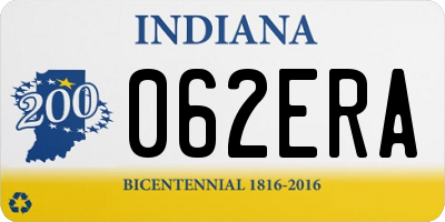 IN license plate 062ERA