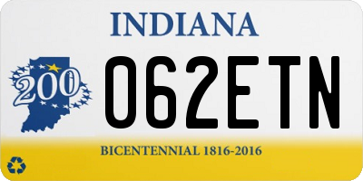 IN license plate 062ETN