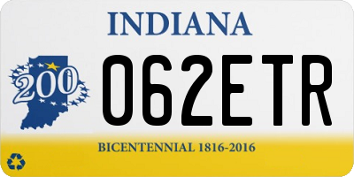 IN license plate 062ETR