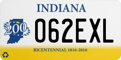 IN license plate 062EXL