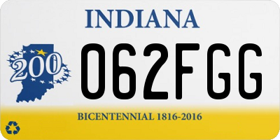 IN license plate 062FGG