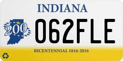IN license plate 062FLE