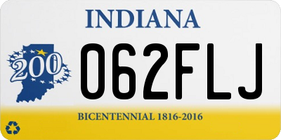 IN license plate 062FLJ