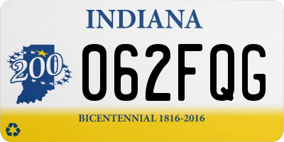 IN license plate 062FQG