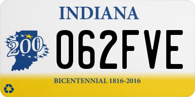 IN license plate 062FVE