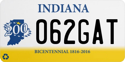 IN license plate 062GAT