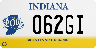 IN license plate 062GI
