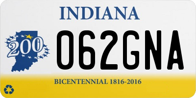 IN license plate 062GNA