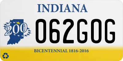 IN license plate 062GOG
