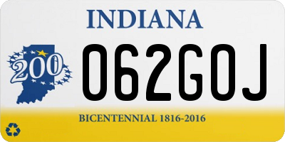 IN license plate 062GOJ