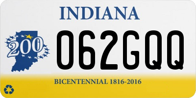 IN license plate 062GQQ