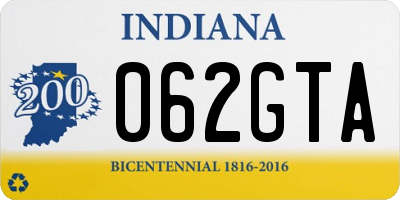 IN license plate 062GTA