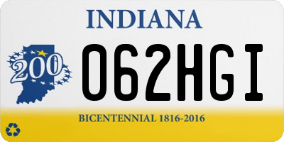 IN license plate 062HGI
