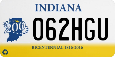 IN license plate 062HGU
