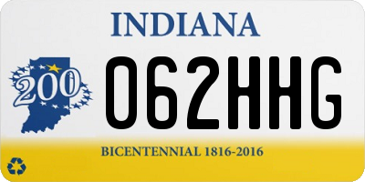 IN license plate 062HHG