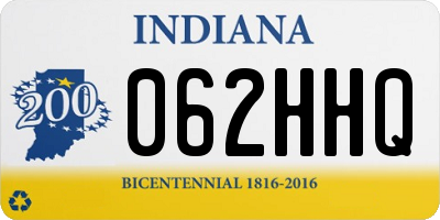 IN license plate 062HHQ