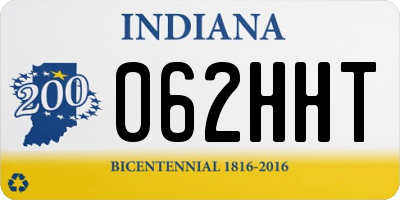 IN license plate 062HHT