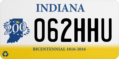 IN license plate 062HHU
