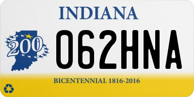 IN license plate 062HNA