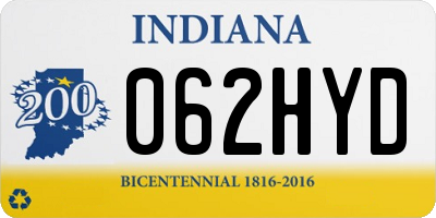 IN license plate 062HYD