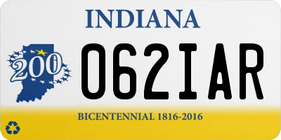 IN license plate 062IAR