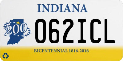 IN license plate 062ICL