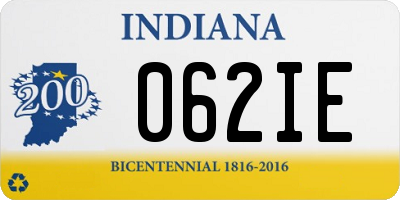 IN license plate 062IE