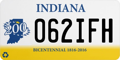 IN license plate 062IFH