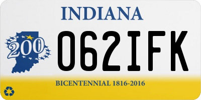 IN license plate 062IFK