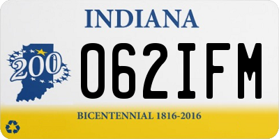 IN license plate 062IFM